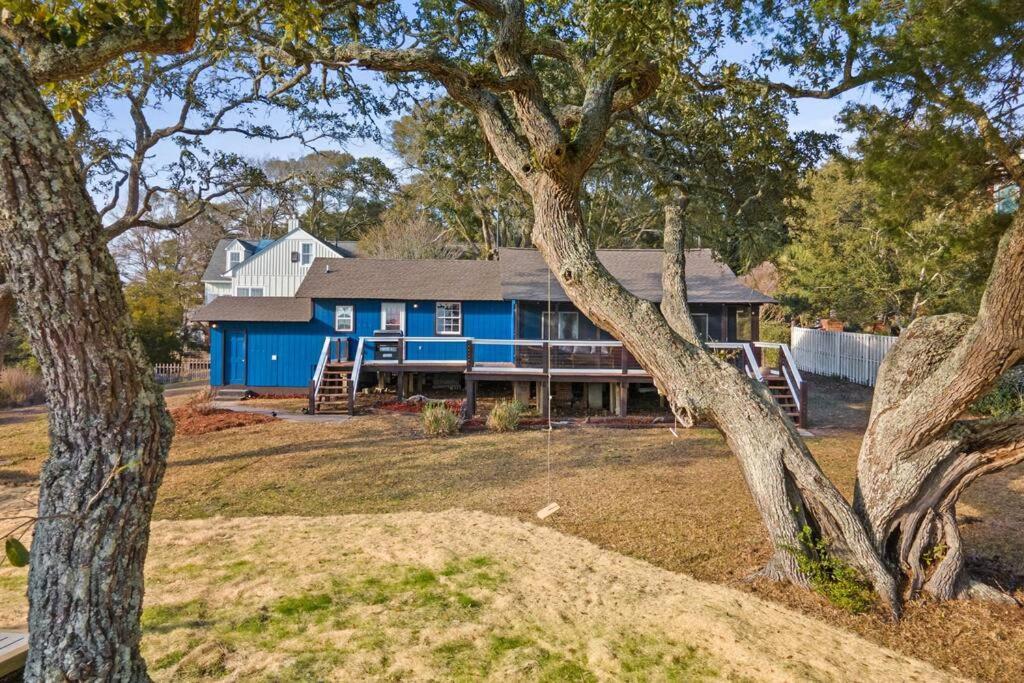 Villa Dolphin Cove - Whole Waterfront House With Dock Ocean Isle Beach Esterno foto