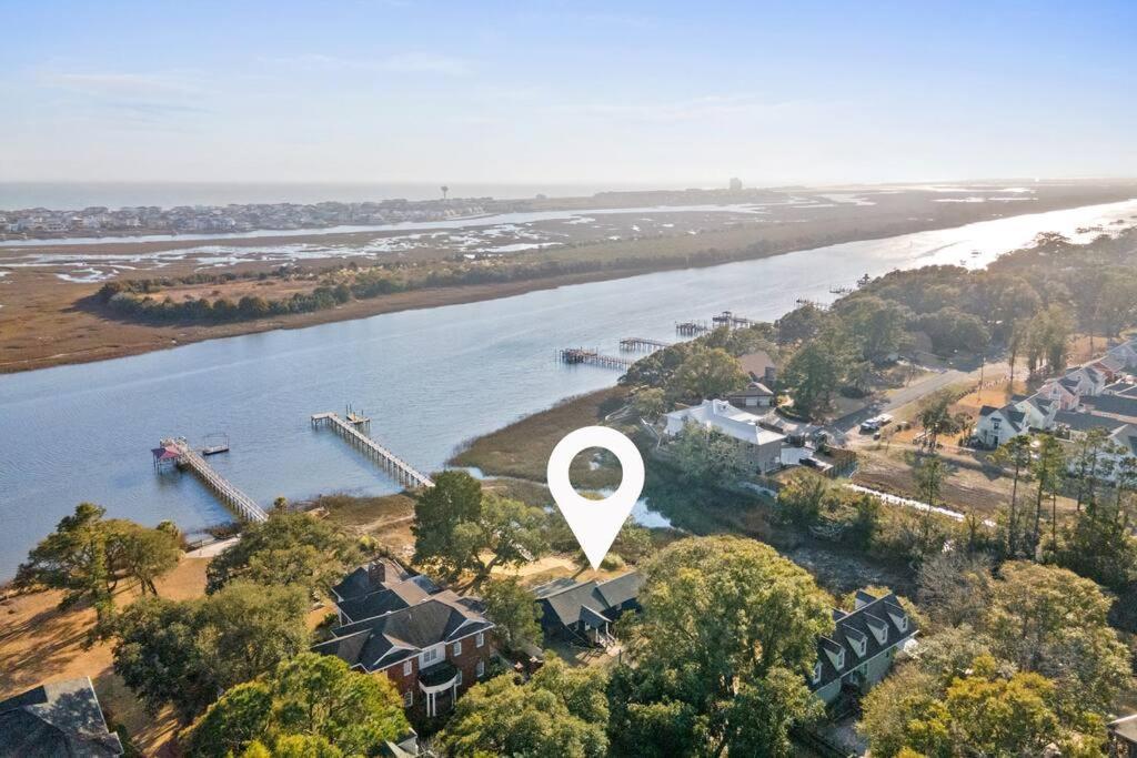 Villa Dolphin Cove - Whole Waterfront House With Dock Ocean Isle Beach Esterno foto