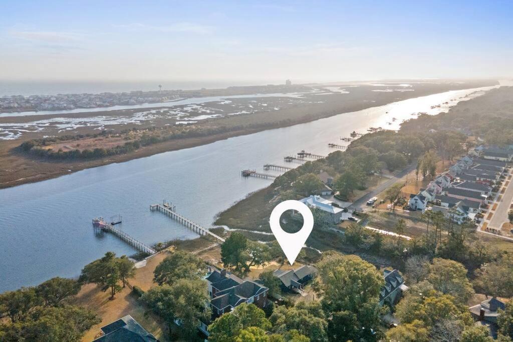 Villa Dolphin Cove - Whole Waterfront House With Dock Ocean Isle Beach Esterno foto